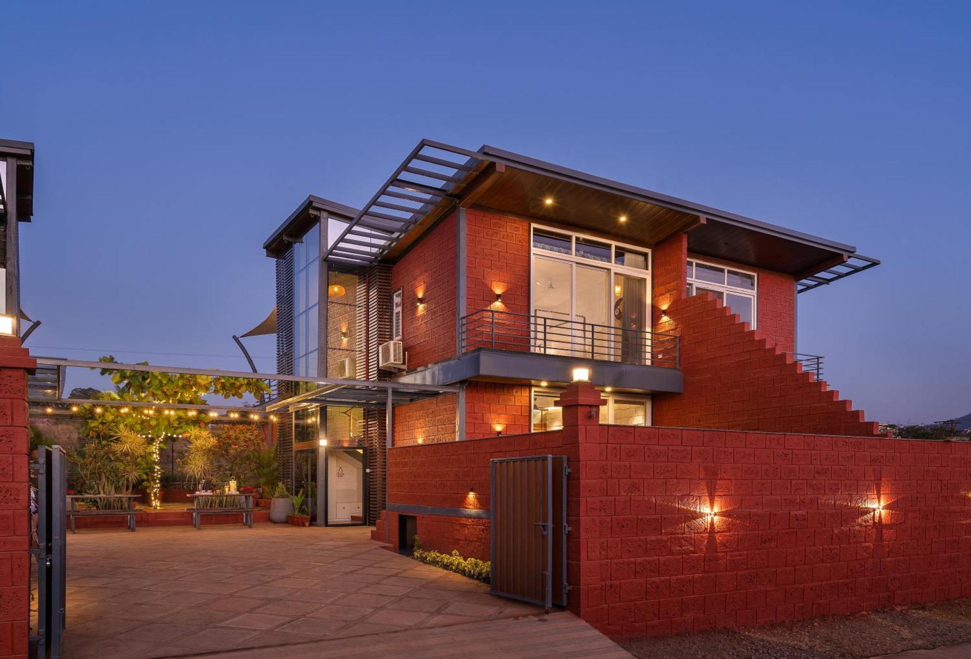 Saffronstays Calvin - 3 Bedroom Pool Villa In Lonavala Luaran gambar