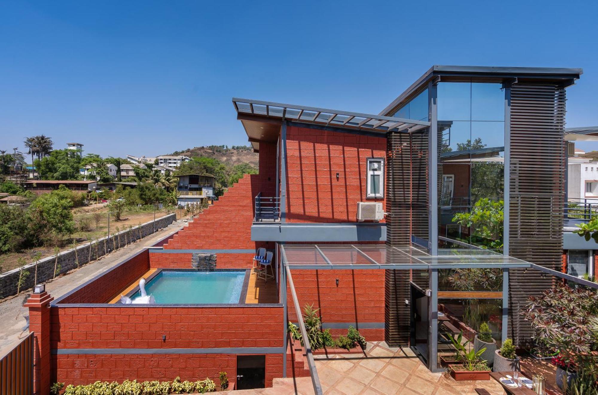 Saffronstays Calvin - 3 Bedroom Pool Villa In Lonavala Luaran gambar